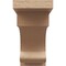 Ekena Millwork 9"W x 27"D x 18"H Classic Alma Rough Cedar Woodgrain TimberThane Corbel, Primed Tan CORUR09X27X18ALMRCPR - alternate 3